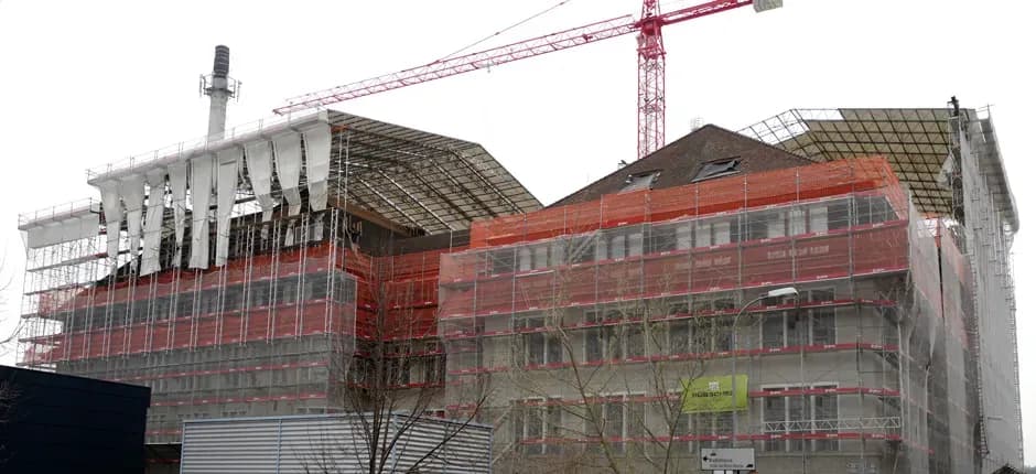 Baustelle SIG-Areal Grünerbaum in Neuhausen
