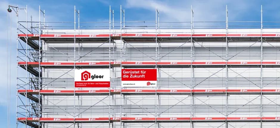 Rohbau eines Mehrfamilienhauses der Gloor AG in Schaffhausen
