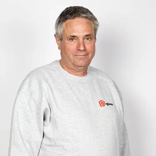 Bernhard Stamm, Hauswart und Magaziner der Gloor AG
