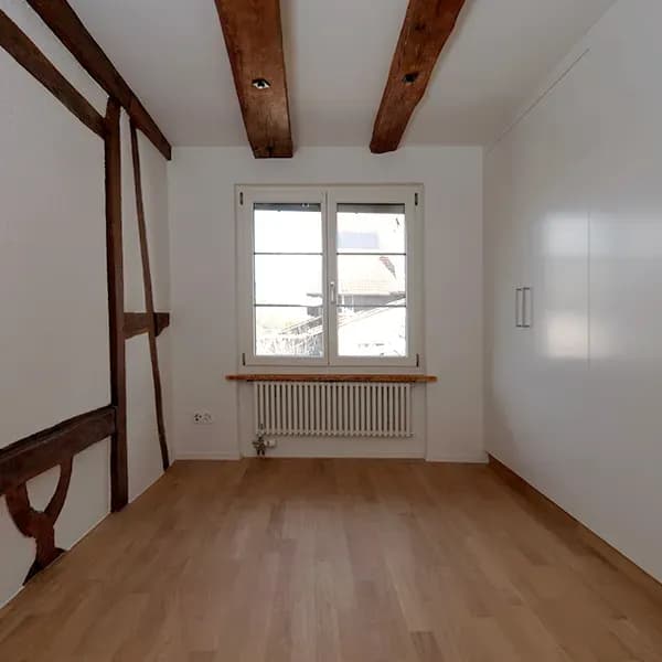 Gipserarbeiten der Gloor AG an einer Innenwand