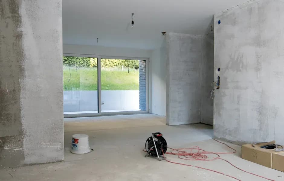 Hochbauarbeiten der Gloor AG an einem Neubau in Schaffhausen
